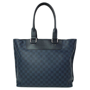 Louis Vuitton Damier Cobalt Blue Cabas Voyage Tote Bag